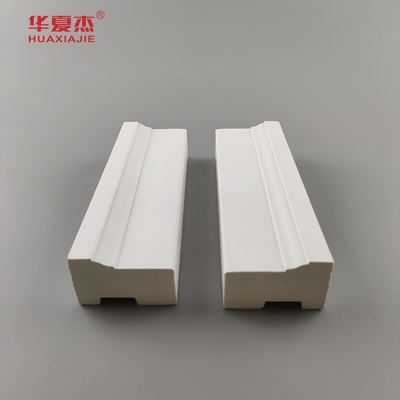 Prezzo di costo wpc Brickmold 2'' grani di legno pvc cornice di porta stampaggio impermeabile casa/ufficio decorazione