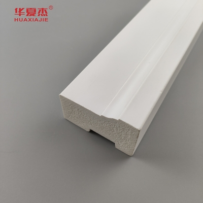 Prezzo di costo wpc Brickmold 2'' grani di legno pvc cornice di porta stampaggio impermeabile casa/ufficio decorazione