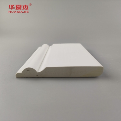 Modellazione di base in pvc di alta qualità superficie liscia bianca 95x12 mm