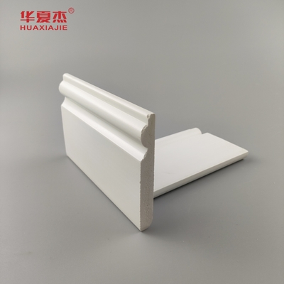 Modellazione di base in pvc di alta qualità superficie liscia bianca 95x12 mm