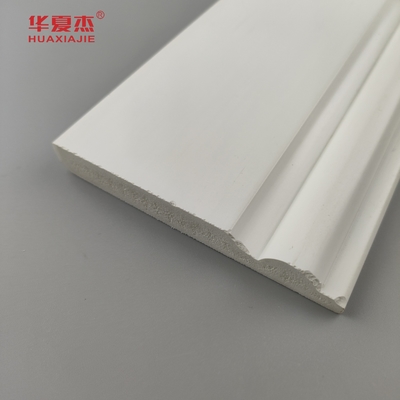 Modellazione di base in pvc di alta qualità superficie liscia bianca 95x12 mm