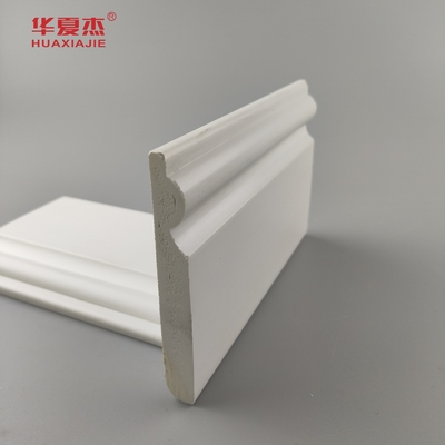 Modellazione di base in pvc di alta qualità superficie liscia bianca 95x12 mm