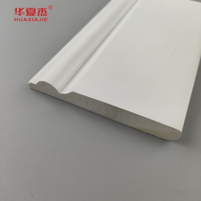 Modellazione di base in pvc di alta qualità superficie liscia bianca 95x12 mm