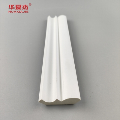 Di alta qualità 25/64 x1-39/64 corona pvc stampaggio bianco profilato in pvc impermeabile decorazione degli edifici interni