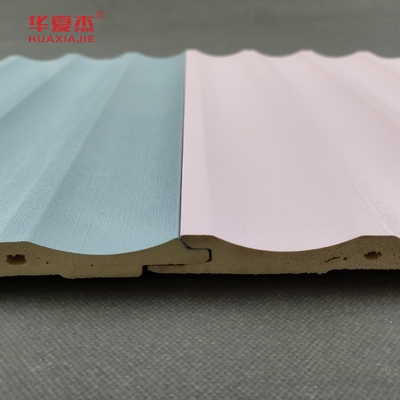 pannello di parete a piatto di alta qualità rosa e blu pannello wpc decorazione murale interna
