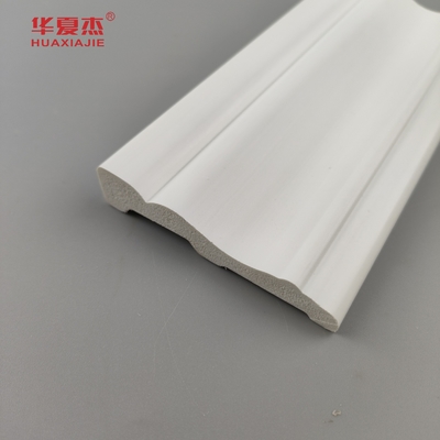 Nuovo prodotto 19/32 x 2-23/32 casing coloniale pvc rivestimento di fondo in bianco per decorazione di edifici