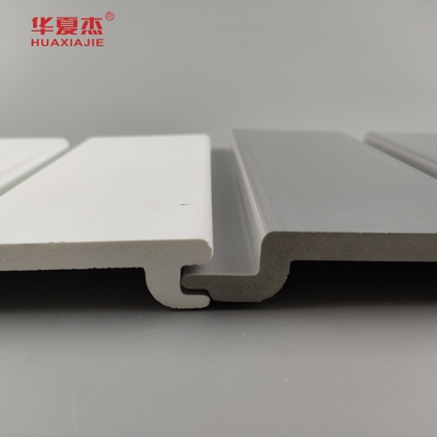 Vendita in grosso di pannelli a parete in PVC a lastra di vetro bianco e grigio pannelli di garage impermeabili decorazioni murali all'aperto