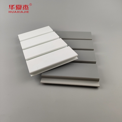 Vendita in grosso di pannelli a parete in PVC a lastra di vetro bianco e grigio pannelli di garage impermeabili decorazioni murali all'aperto