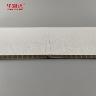 Vendite in fabbrica di pannelli di pareti interni in pvc stampaggio a caldo granelli di legno in pvc soffitto materiale da costruzione impermeabile