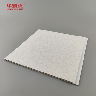 Vendite in fabbrica di pannelli di pareti interni in pvc stampaggio a caldo granelli di legno in pvc soffitto materiale da costruzione impermeabile
