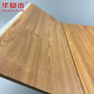 Ingrosso Natura Legno colore impermeabile Parete pannelli in Pvc Materiale di decorazione edilizia