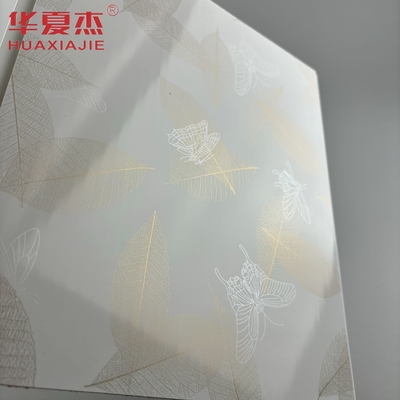 Dispositivi per il taglio a caldo Pvc per pareti Dispositivi per il soffitto con stampa botanica Pvc per la decorazione del bagno