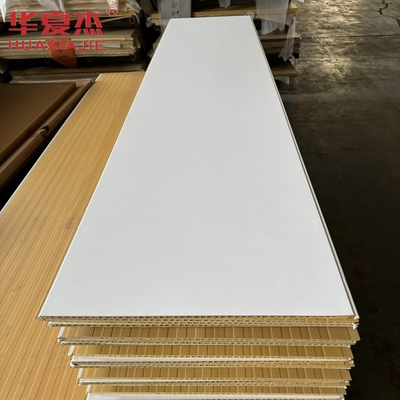 Pannello da parete in wpc bianco di alta qualità 600x9mm pannello di wpc stratificato materiale di decorazione impermeabile