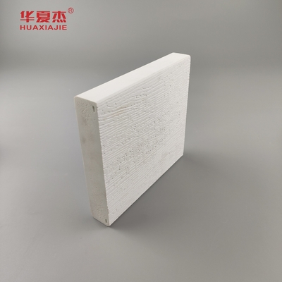Modello di legno PVC planchetta colore bianco Pvc stampaggio per la decorazione degli edifici
