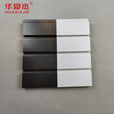 Ottima resistenza agli urti PVC Slatwall Soluzioni di stoccaggio durevoli ed eleganti