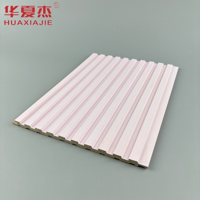 pannello da parete in wpc laminato rosa design moderno per la decorazione delle pareti domestiche