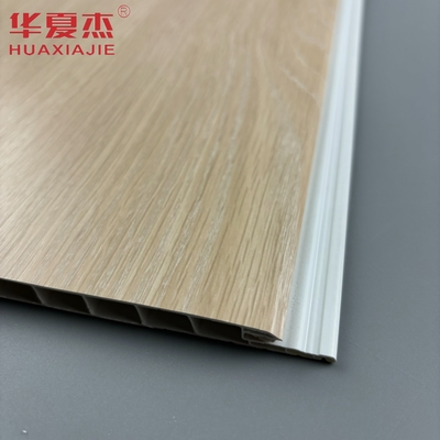Pannelli di parete di legno scuri a prova d'umidità di colore UPVC per la decorazione interna