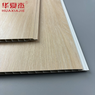 Pannelli di parete di legno scuri a prova d'umidità di colore UPVC per la decorazione interna