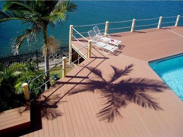 Prezzo buono Il cortile all'aperto della pavimentazione di Decking riunisce il Decking del composto di WPC in linea