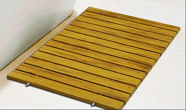 Prezzo buono Stuoie di doccia composita di plastica di legno rettangolare di Decking WPC 80cm x 60cm in linea
