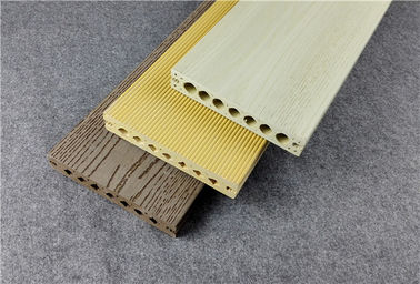 Prezzo buono Alta resistenza al fuoco di Decking di legno composito colorabile beige di WPC in linea