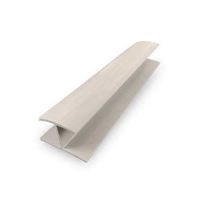 PVC Connetive Grey Slatwall Panel Decorative nero bianco di modellatura del vinile