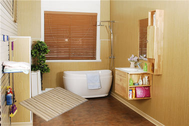 Prezzo buono pannelli di parete laminati riciclabili di 200*6mm WPC per la decorazione interna in linea