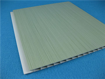 Prezzo buono Alti pannelli per soffitti lucidi a prova di fuoco del PVC 200mm x 8mm x 5.8m in linea
