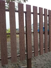 Prezzo buono Recinto di ferrovia riciclabile di legno naturale di Decking/100% WPC di WPC per l'azienda agricola in linea