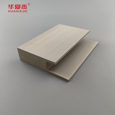 Prezzo buono Wpc di alta qualità Flat Casing J Canale Legno Grano Wpc Porta Cornice E Jamb Decorazione interna in linea