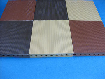 Prezzo buono Mattonelle composite di plastica di legno di Decking della schiuma dell'asa per il cortile/giardino in linea