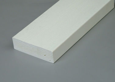 Prezzo buono Bordo della disposizione del PVC della venatura del legno/bordi bianco del vinile plancia della disposizione 5/4 x 4 in linea