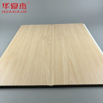 Pannelli di parete di legno scuri a prova d'umidità di colore UPVC per la decorazione interna