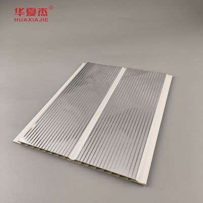 Prezzo buono Customization Wall PVC V-shaped Panels Hot Stamping PVC Wall Panels Indoor Decoration in linea