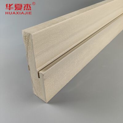 Prezzo buono 4-9/16' Larghezza 4,22kg/m Peso Lunghezza personalizzabile Cornice e giunzione di porta in WPC per decorazioni d'interni in linea