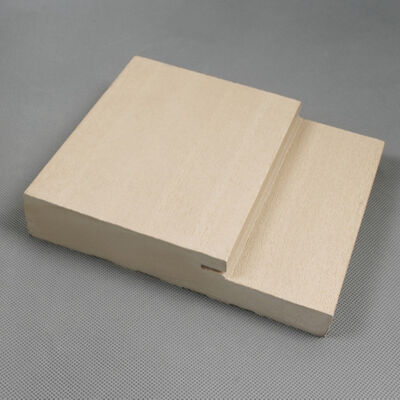 Prezzo buono Telaio e stipite per porta in WPC con spessore muro di 115 mm, resistente all'umidità e con motivo venatura del legno per il supporto del telaio della porta in linea