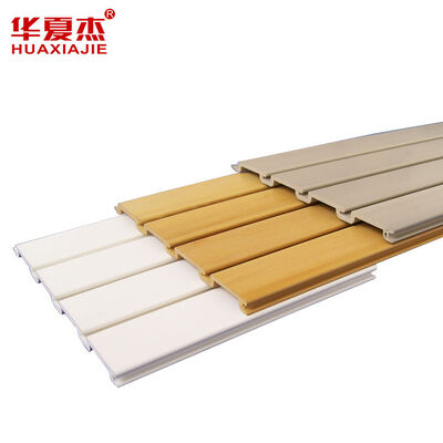 Prezzo buono 4ft X 8ft PVC pannelli a parete chiusa Leggero 1,7kg Bianco Grigio Taupe Legno Granella pannelli personalizzabili per magazzino a parete in linea