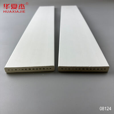 Qualità Nuovo prodotto Esplosione Profilo di taglio in PVC 15/32 X 3-1/2 Piastra 89x12mm Modellazione Disegno bianco Durable Eco-friendly Fabbrica
