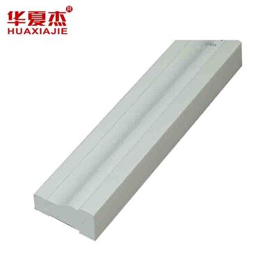 Prezzo buono Facile da installare WPC impermeabile cornice di porta con modello di grano di legno in linea
