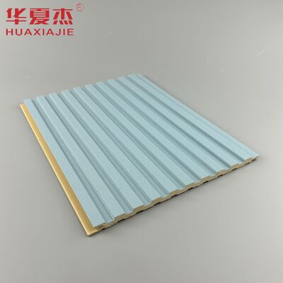 Prezzo buono Pannello murale WPC ecologico riciclabile e rispettoso dell'ambiente, stile di design moderno, PVC avvolto, impermeabile, costruzione durevole In linea