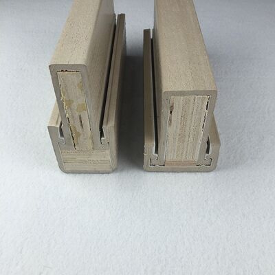 Qualità Telaio per porta in WPC impermeabile con motivo venatura del legno per una facile installazione in applicazioni interne ed esterne Fabbrica