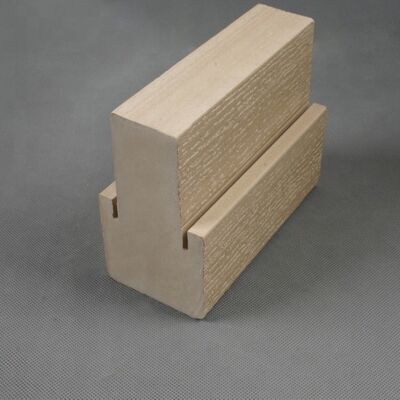 Qualità Telaio porta in WPC impermeabile con motivo venatura del legno e superficie liscia testurizzata per una maggiore durata Fabbrica